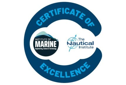 From London to the World: London Maritime Academy Awarded The Nautical Institute's Certificate of Excellence.