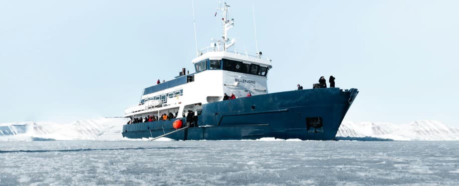 The Icebreaker Storis Departs on Its Maiden Voyage